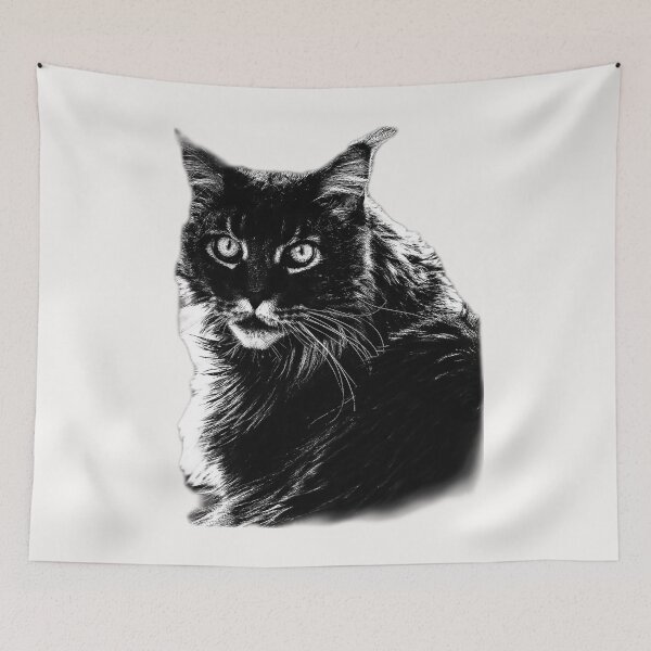 Item preview, maine coon cat TSHIRT designed and sold by GOLDFAMILYSHOP.