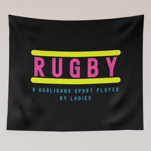 Item preview, Rugby-A Hooligans Sport Played By Ladies-Funny Rugby-Rugby-Women's Rugby designed and sold by SighFly52.