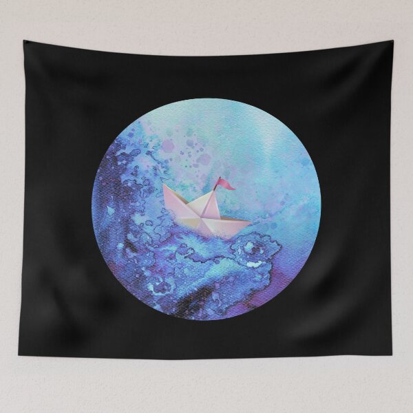 Item preview, Paper Boat in Watercolor - Inktober designed and sold by -DearTreehouse-.