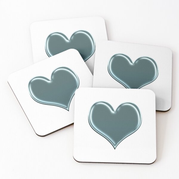 Item preview, Blue Metallic Heart designed and sold by Lisa Thomas.