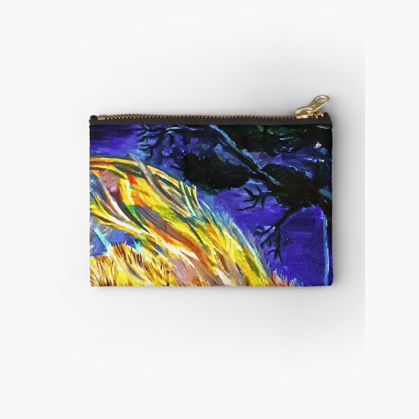 Item preview, Nature,Evening,Gust of wind, tree with grass, field, abstract painting   designed and sold by Fragrance7.
