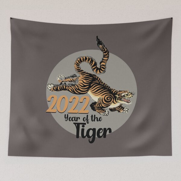 Item preview, 2022 Year of the Tiger designed and sold by sandpiperstudio.