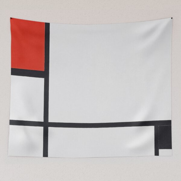 Item preview, Piet Mondrian | Composition No I With Red And Black (1922) | Abstract Expressionist designed and sold by BossyCatHome.