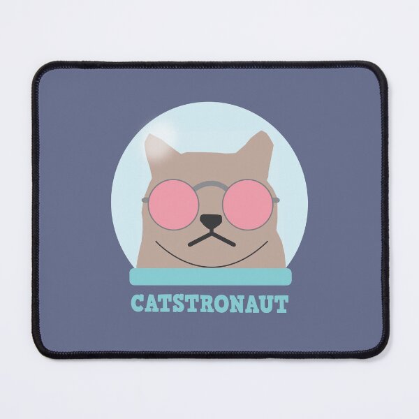 Item preview, Catstronaut cat being serious - Catstronaut cat ready for his next mission designed and sold by MOONINSPIRATION.