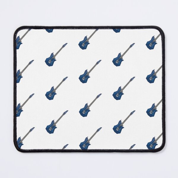 Item preview, Blue Rock'n Roll Guitar designed and sold by LaGalleria-BNS by Moses Benson Gallery.