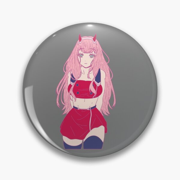 Item preview, Darling Of The Franxx Zero Two (pink outline version) designed and sold by AmelieLacroix.