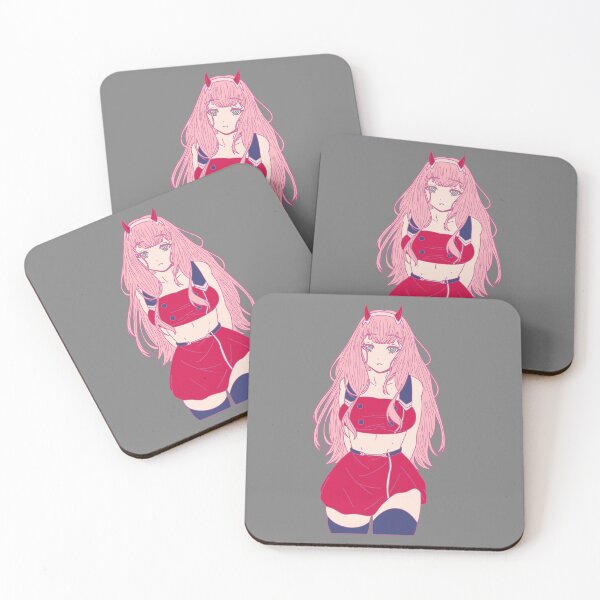 Item preview, Darling Of The Franxx Zero Two (pink outline version) designed and sold by AmelieLacroix.