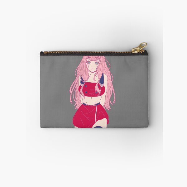 Item preview, Darling Of The Franxx Zero Two (pink outline version) designed and sold by AmelieLacroix.