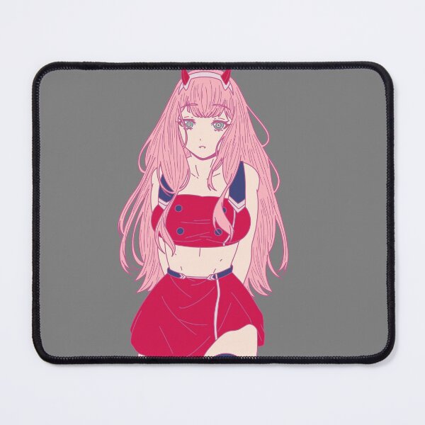 Item preview, Darling Of The Franxx Zero Two (pink outline version) designed and sold by AmelieLacroix.