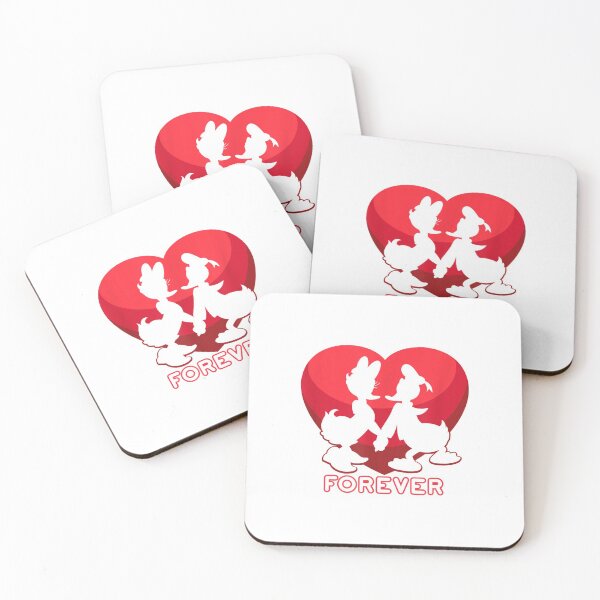 Item preview, Couple Duck Forever Heart Valentine's Day designed and sold by BeautyFlower111.