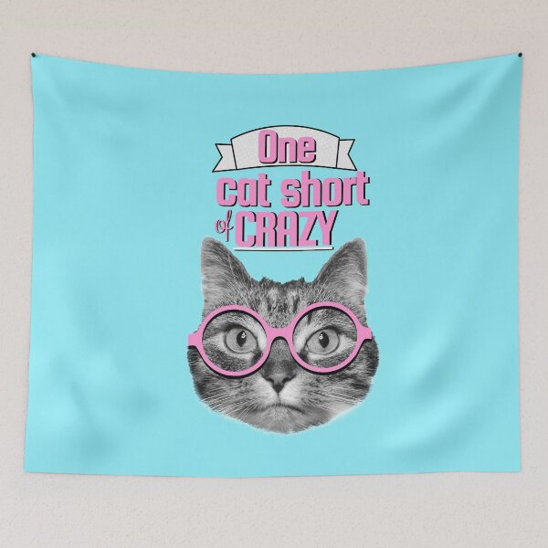 Item preview, One cat short of crazy designed and sold by Purr95.