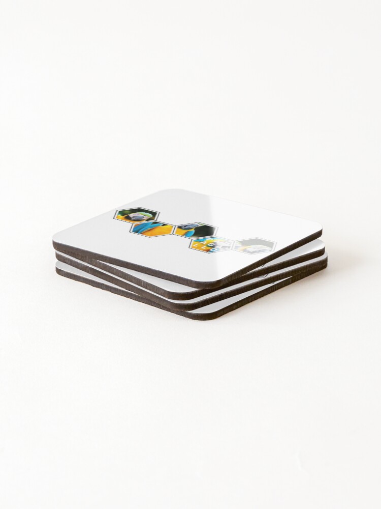 Thumbnail 4 of 5, Coasters (Set of 4), Papagallo Parrots designed and sold by RicardoPeragua.