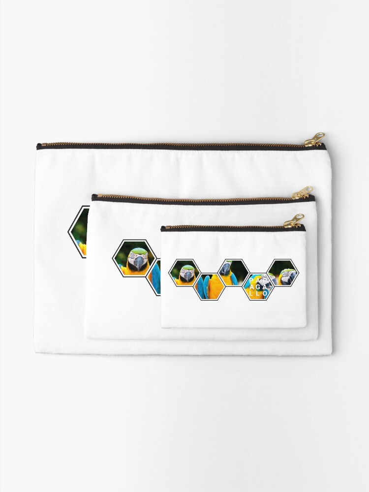 Thumbnail 2 of 4, Zipper Pouch, Papagallo Parrots designed and sold by RicardoPeragua.
