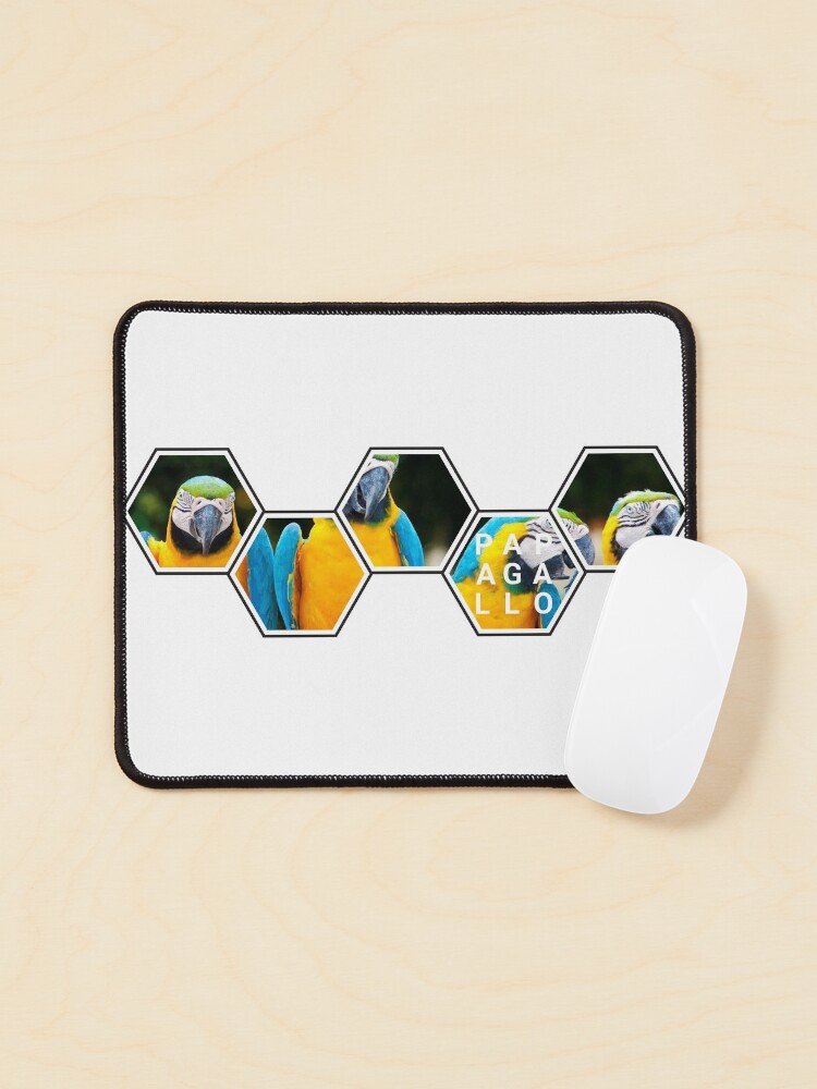 Thumbnail 1 of 5, Mouse Pad, Papagallo Parrots designed and sold by RicardoPeragua.