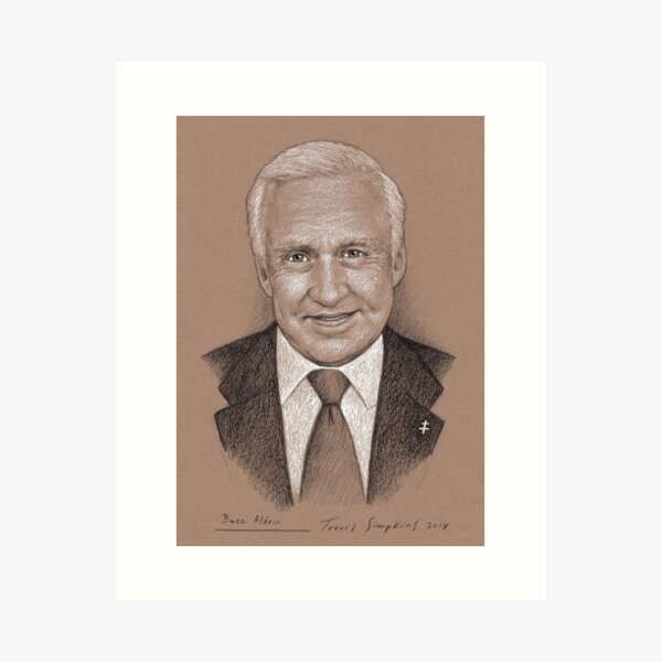 Buzz Aldrin Art Print
