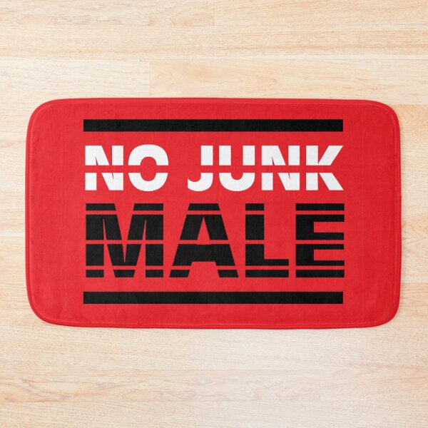 Item preview, Funny Gifts For Single Girls - No Junk Male - Single Gay Guy Gifts - Single Lgbt Gifts - Just Divorced Gifts designed and sold by happygiftideas.