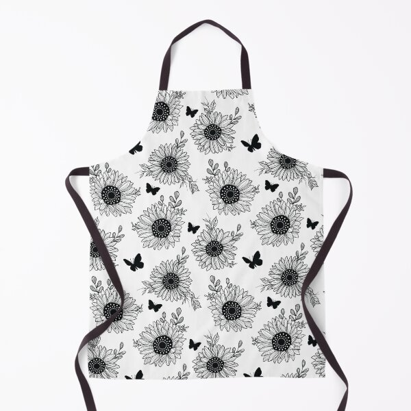 Item preview, Sunflower and butterfly pattern illustration designed and sold by CompassandCrate.