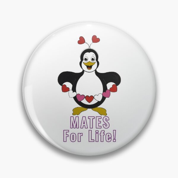 Artikelvorschau, Valentinstag-Pinguin… Kumpel fürs Leben… Gefärbt von OpaH entworfen und verkauft von GrandpaH.