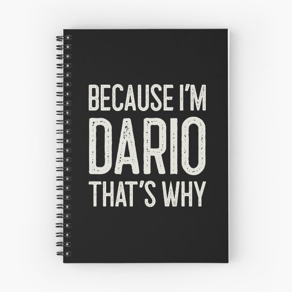 Item preview, Because I’m Dario That’s Why Funny Personalized Name designed and sold by MariosNydras.