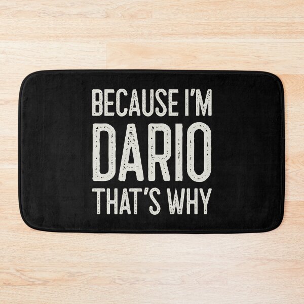 Item preview, Because I’m Dario That’s Why Funny Personalized Name designed and sold by MariosNydras.