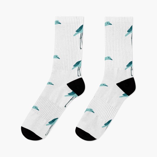 Item preview, Teal Bush-stone Curlew on White designed and sold by Digitaldingo.