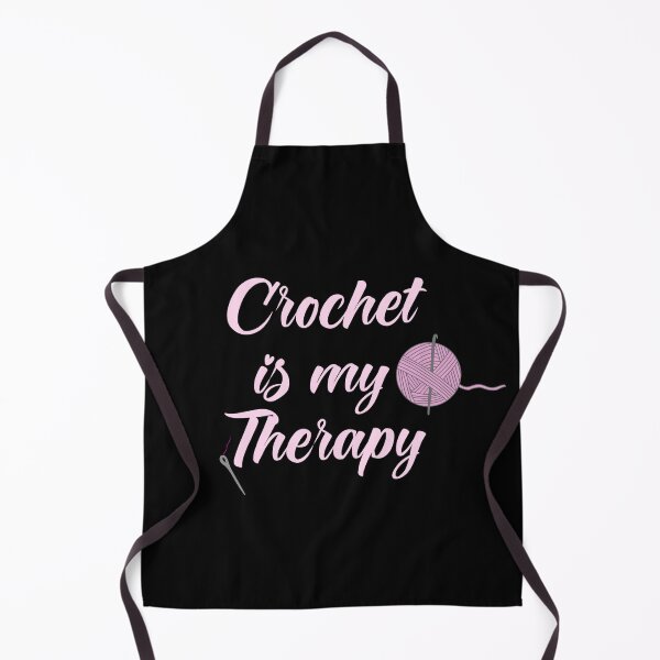 Item preview, Crochet is my therapy designed and sold by KaisPrints.