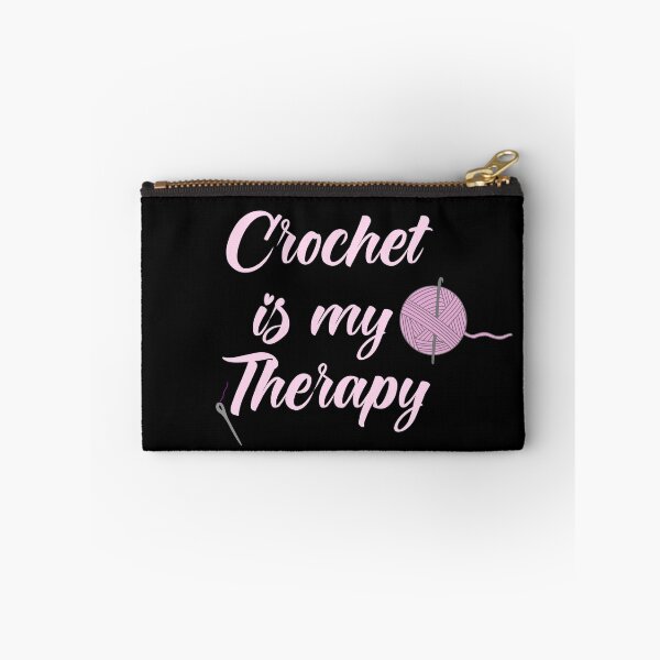 Item preview, Crochet is my therapy designed and sold by KaisPrints.