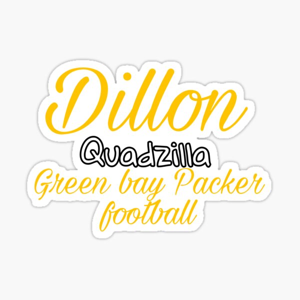 AJ Dillon Home Jersey Sticker for Sale by designsheaven