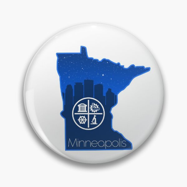 Item preview, City of Minneapolis, Minnesota Skyline State Silhouette Logo designed and sold by WASchaidler.