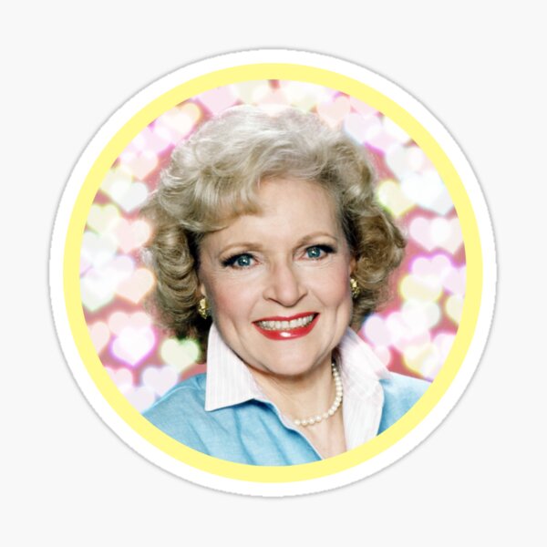 Betty White Forever Sticker