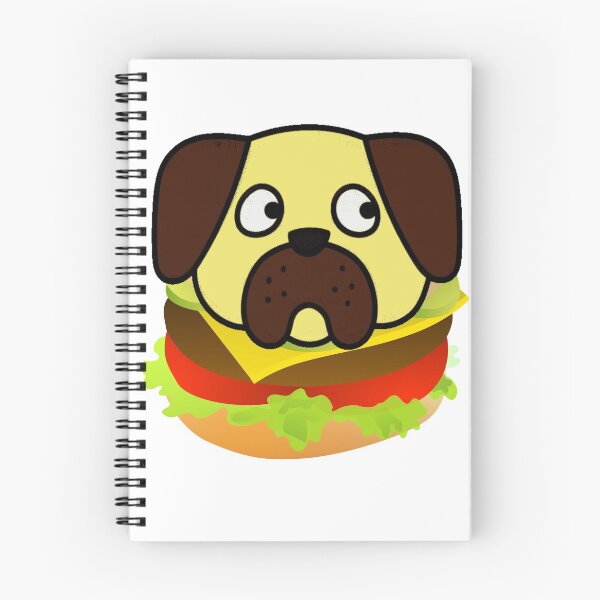 Item preview, Hamburger Dog. Funny Dog who Loves Hamburgers designed and sold by silviaol.