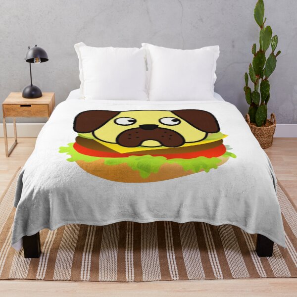 Item preview, Hamburger Dog. Funny Dog who Loves Hamburgers designed and sold by silviaol.