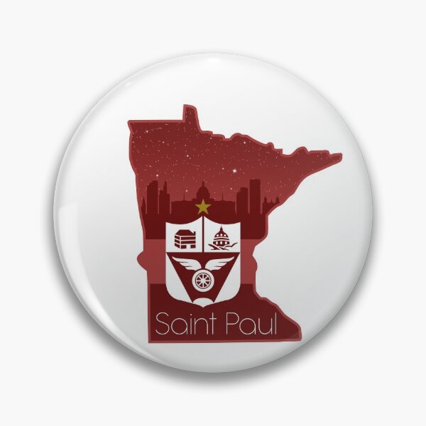 Item preview, City of Saint Paul, Minnesota Skyline State Silhouette Logo designed and sold by WASchaidler.