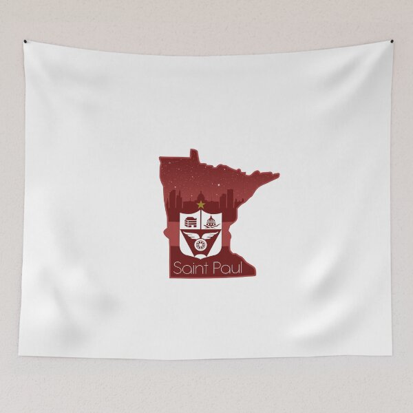 Item preview, City of Saint Paul, Minnesota Skyline State Silhouette Logo designed and sold by WASchaidler.