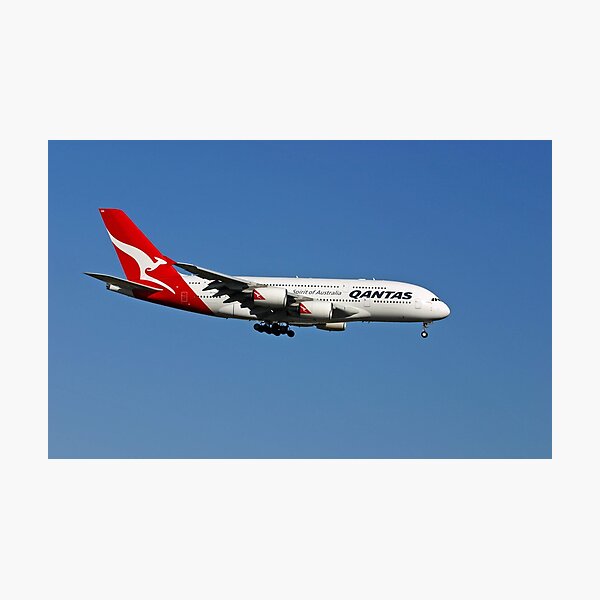 Qantas A380 Photographic Print