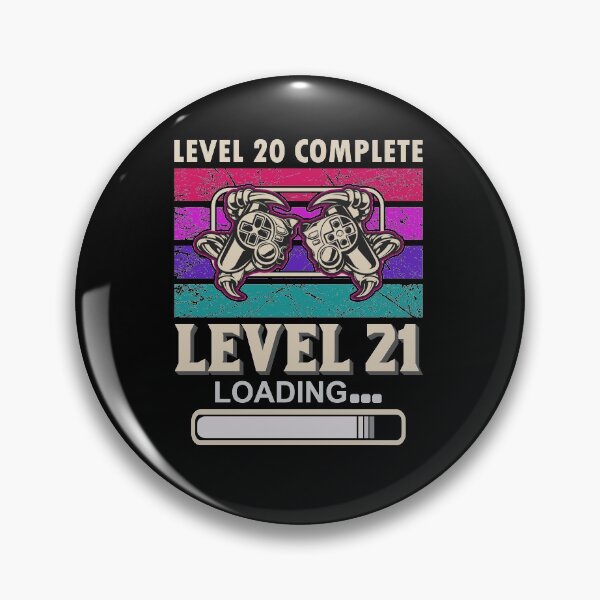 Item preview, Level 20 complete, Level 21 loading designed and sold by UglyBoyDesign.