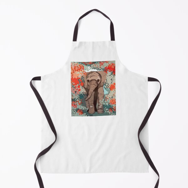 Item preview, Elephant Oil Painting in Warm Colors designed and sold by ALEXIA SPEEKS.