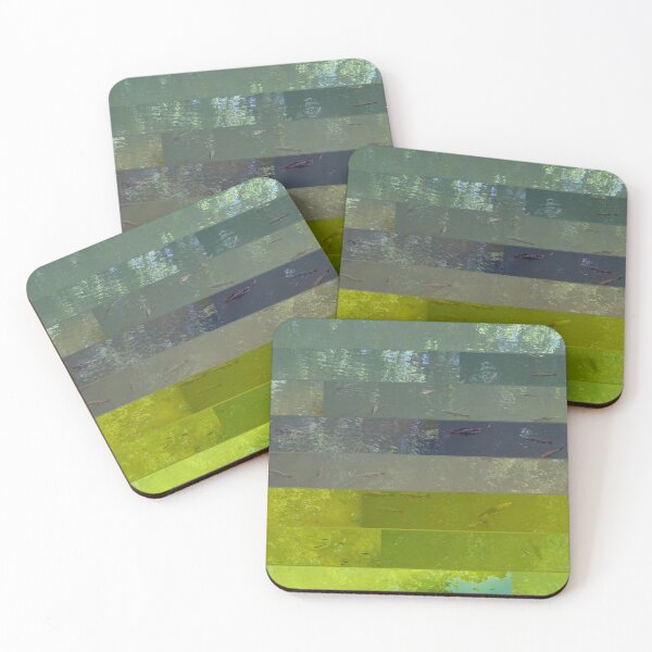 Item preview, Pond Paradise 00657  --  calm waves, delicate fish, bold bands of color designed and sold by PetraTrimmelArt.