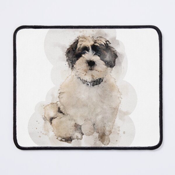 Item preview, Watercolour Chipper Lhasa Apso designed and sold by DanciaKS.