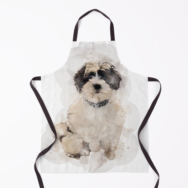 Item preview, Watercolour Chipper Lhasa Apso designed and sold by DanciaKS.