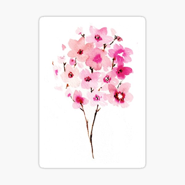 Cherry Blossom Sprig Sticker