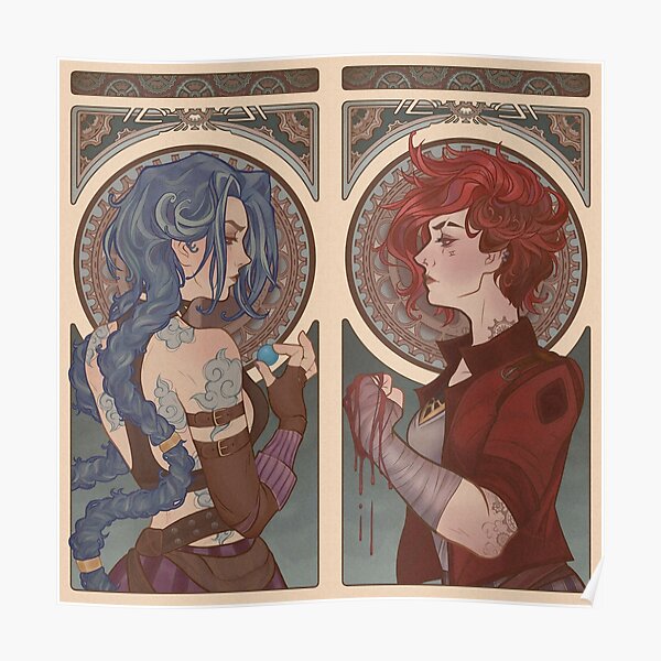 Jinx and Vi Poster