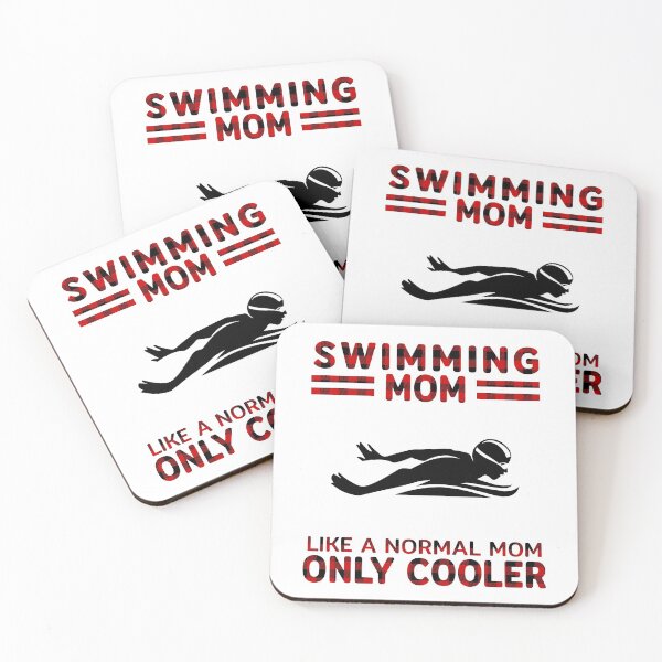 Item preview, Like A Normal Mom Only Cooler Swim Mom designed and sold by SweetPea49.