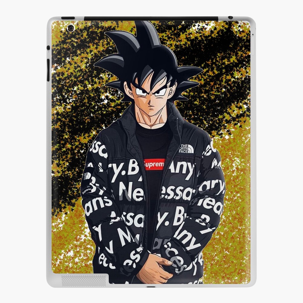 Goku in modern drip style meme