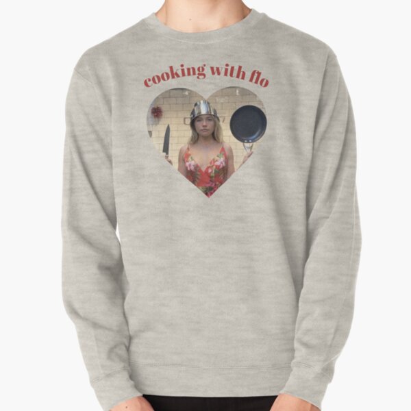 cooking with flo (heart) Pullover Sweatshirt