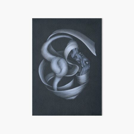 Falling in Circles Art Board Print