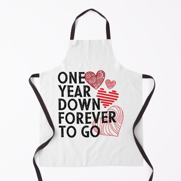 Item preview, One year anniversary gift for couple - One year down forever to go designed and sold by PlusAdore.