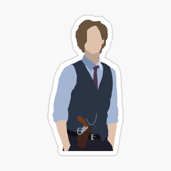 Aperçu de l'œuvre silhouette du docteur spencer reid créée et vendue par katharinerose.
