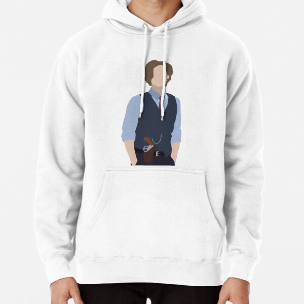 dr. spencer reid silhouette Pullover Hoodie