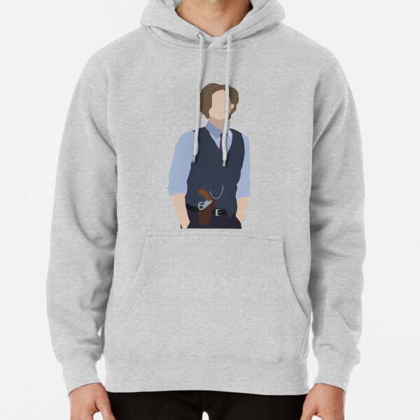 dr. spencer reid silhouette Pullover Hoodie